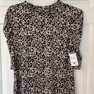 NWT Nordstrom Rack Leopard print shirt